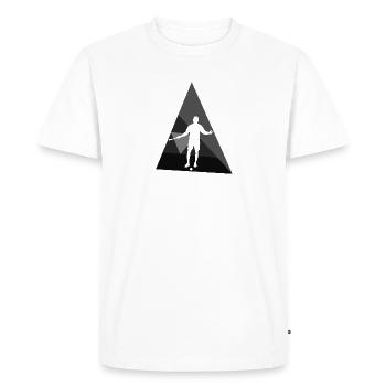 Hockey sur gazon, hockey sur gazon, hockey sur bâton, - T-shirt Premium bio Homme - blanc - Devant - Nico (187cm)