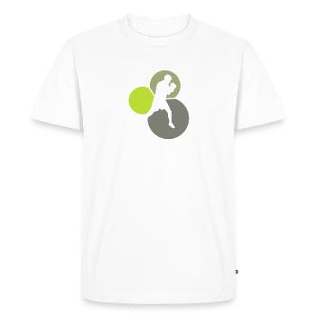 Jab Uppercut - Men's Premium Organic T-Shirt - white - Front - Nico (187cm)