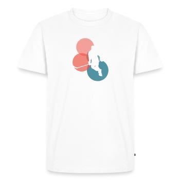 Hockey Hockey Hockey sur glace - T-shirt Premium bio Homme - blanc - Devant - Nico (187cm)