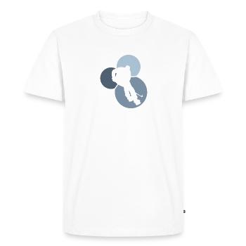 Hockey Hockey - T-shirt Premium bio Homme - blanc - Devant - Nico (187cm)