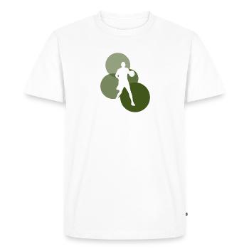 Hooping Basketball Dunk - Men's Premium Organic T-Shirt - white - Front - Nico (187cm)