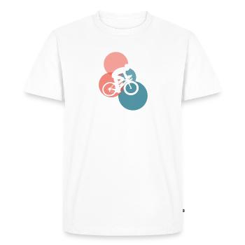 Fahrrad Bicycle Bicycle - T-shirt Premium bio Homme - blanc - Devant - Nico (187cm)