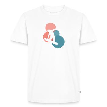 Winter Snowboard - Men's Premium Organic T-Shirt - white - Front - Nico (187cm)