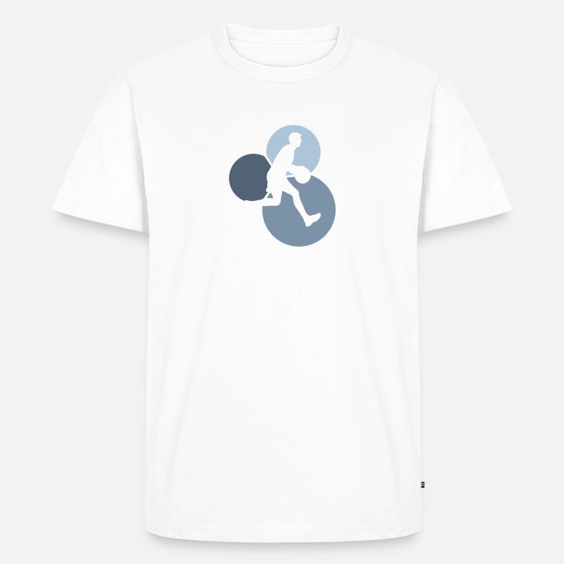 Hooping Hooping - Männer Premium Bio T-Shirt - Weiß