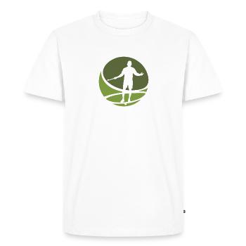 Hockey Hockey Hockey sur gazon - T-shirt Premium bio Homme - blanc - Devant - Nico (187cm)