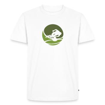 VTT VTT VTT - T-shirt Premium bio Homme - blanc - Devant - Nico (187cm)