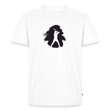 Baseball Baseball Baseball - T-shirt Premium bio Homme - blanc - Devant - Nico (187cm)