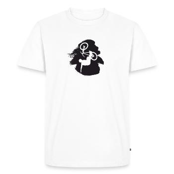 VTT VTT VTT VTT - T-shirt Premium bio Homme - blanc - Devant - Nico (187cm)
