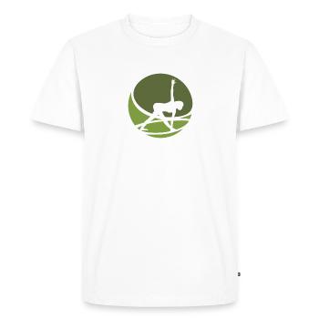 Méditation Vinyasa Méditation - T-shirt Premium bio Homme - blanc - Devant - Nico (187cm)