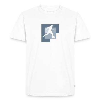 Beach Soccer Strand Beach Soccer - T-shirt Premium bio Homme - blanc - Devant - Nico (187cm)