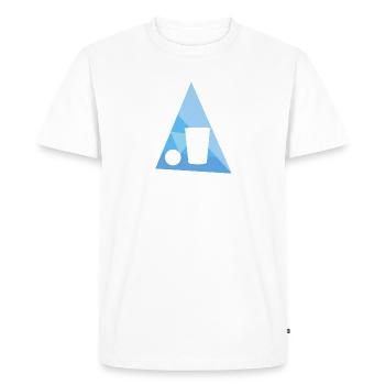 Beerpong Beerpong Bouteille de bière - T-shirt Premium bio Homme - blanc - Devant - Nico (187cm)