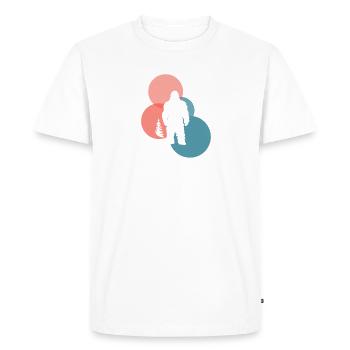 Big foot Big foot Big foot Yéti - T-shirt Premium bio Homme - blanc - Devant - Nico (187cm)