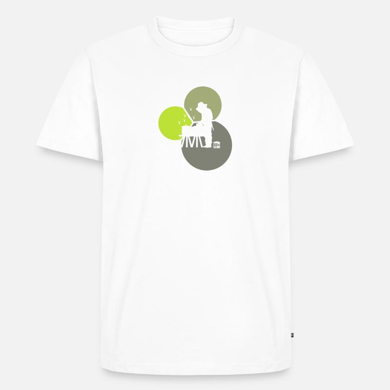 Bienen Nektar Beekeeping - Männer Premium Bio T-Shirt - Weiß