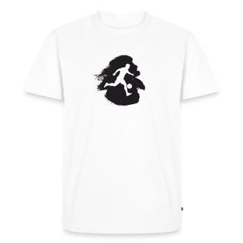 Beach Soccer Beach Soccer Soccer - T-shirt Premium bio Homme - blanc - Devant - Nico (187cm)