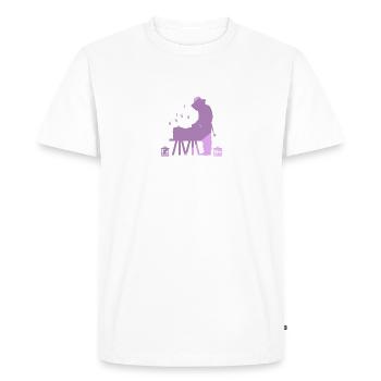 Bienen Imker Bienen - Männer Premium Bio T-Shirt - Weiß - Vorne - Nico (187cm)