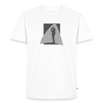 Djing DJ Beatboxing - T-shirt Premium bio Homme - blanc - Devant - Nico (187cm)