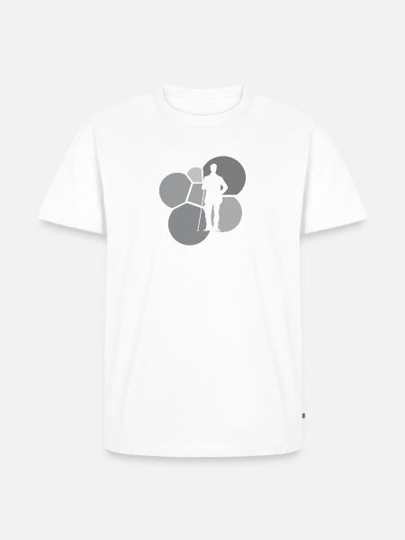 Billardspieler Billardspieler Billardspielerin - Männer Premium Bio T-Shirt - Weiß