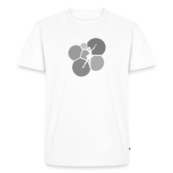 Danseuse de ballet Danseuse de ballet Opéra - T-shirt Premium bio Homme - blanc - Devant - Nico (187cm)