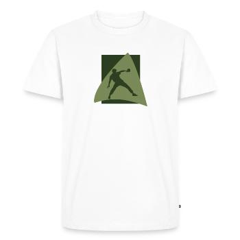 Table tennis Tennis Tennis - Men's Premium Organic T-Shirt - white - Front - Nico (187cm)