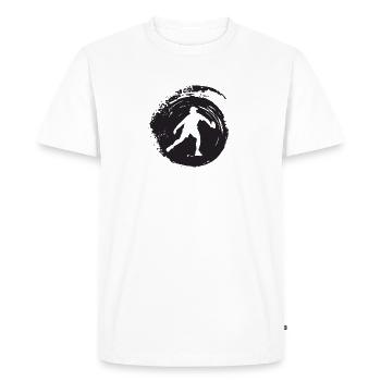 Jeu de pickleball Pickleball Raquette Tennis - T-shirt Premium bio Homme - blanc - Devant - Nico (187cm)