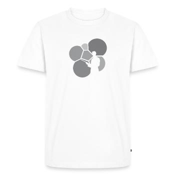 Joueur de billard Billard Billard - T-shirt Premium bio Homme - blanc - Devant - Nico (187cm)