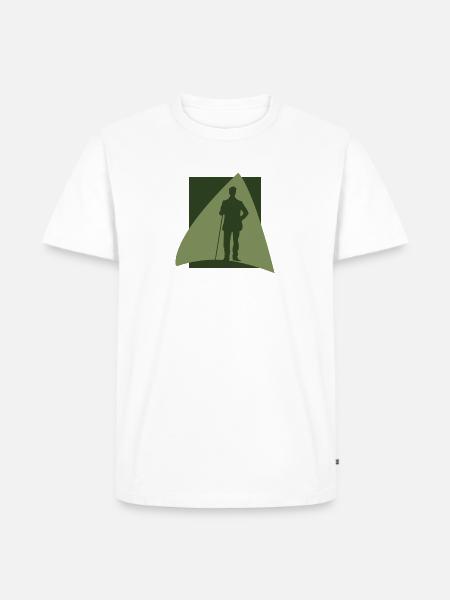 Billardkugel Billardkugel Billardspieler - Männer Premium Bio T-Shirt - Weiß