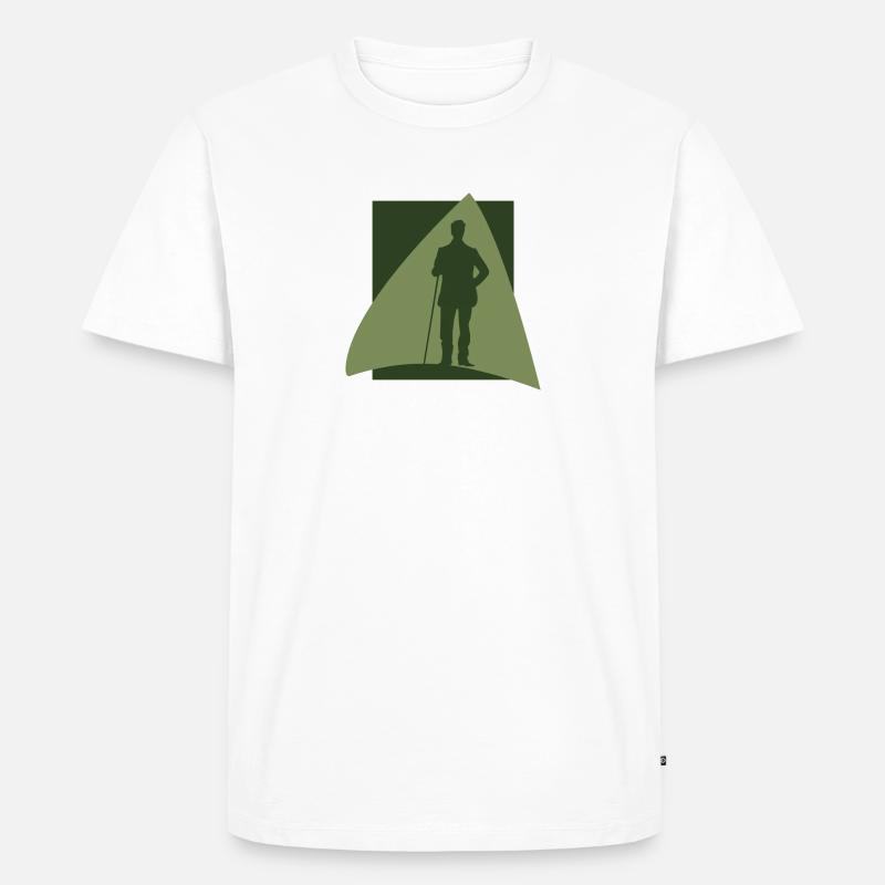 Billardkugel Billardkugel Billardspieler - Männer Premium Bio T-Shirt - Weiß