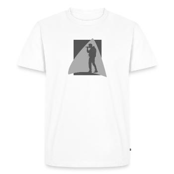 Streetmind Beatbox DJ - T-shirt Premium bio Homme - blanc - Devant - Nico (187cm)