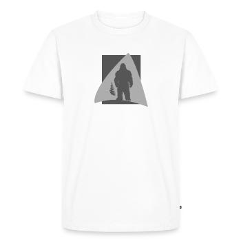 Yéti Big foot Big foot Big foot - T-shirt Premium bio Homme - blanc - Devant - Nico (187cm)