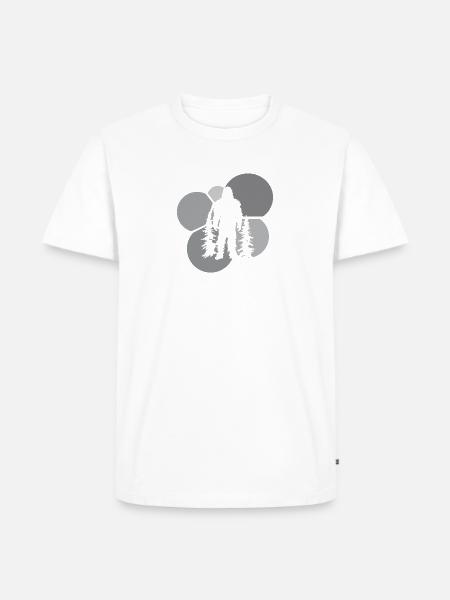 Lochness Lochness Lochness - Männer Premium Bio T-Shirt - Weiß
