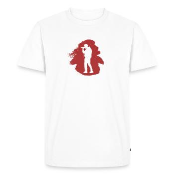 Djing Beatboxing Streetmind - T-shirt Premium bio Homme - blanc - Devant - Nico (187cm)