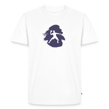 Table tennis ball Table tennis player Table tennis - Men's Premium Organic T-Shirt - white - Front - Nico (187cm)