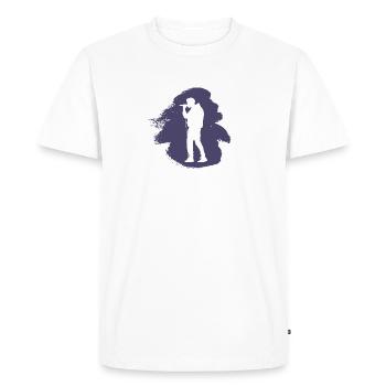 Djing Beatbox DJ - T-shirt Premium bio Homme - blanc - Devant - Nico (187cm)
