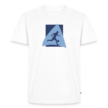 Beach Soccer Beach Soccer Soccer - T-shirt Premium bio Homme - blanc - Devant - Nico (187cm)