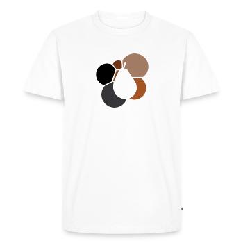 Toast végétalien pour les gourmets - T-shirt Premium bio Homme - blanc - Devant - Nico (187cm)