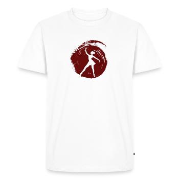 danseuse de ballet ballerine danseuse de ballet - T-shirt Premium bio Homme - blanc - Devant - Nico (187cm)