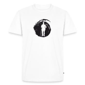 Billardkugel Billardkugel Billardkugel - Männer Premium Bio T-Shirt - Weiß - Vorne - Nico (187cm)