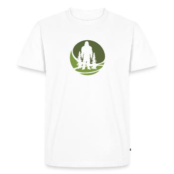 Yéti Big foot Big foot Lochness - T-shirt Premium bio Homme - blanc - Devant - Nico (187cm)