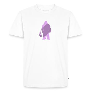 Lochness Lochness Bigfoot - Men's Premium Organic T-Shirt - white - Front - Nico (187cm)