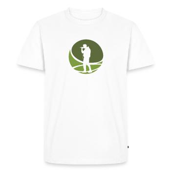 Streetmind Beatboxer DJ - T-shirt Premium bio Homme - blanc - Devant - Nico (187cm)