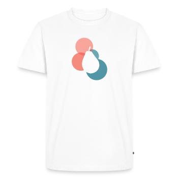 Toast végétalien pour le petit-déjeuner - T-shirt Premium bio Homme - blanc - Devant - Nico (187cm)