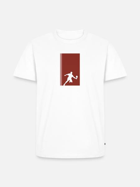 Pickleball Ballsport Ballsport - Männer Premium Bio T-Shirt - Weiß