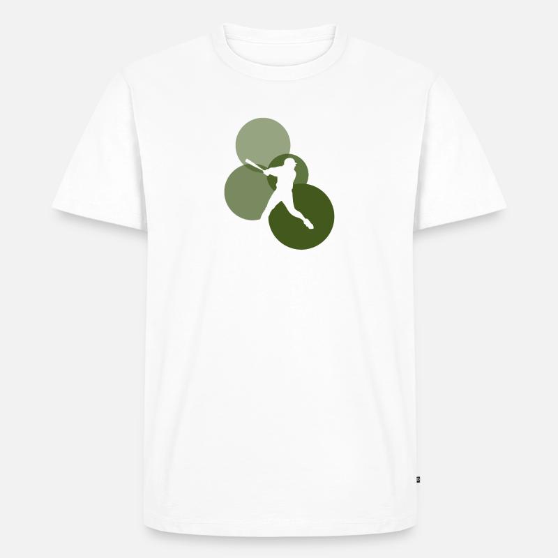 Pitcher Pitcher Baseball - Männer Premium Bio T-Shirt - Weiß