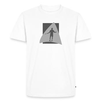 Hockey Hockey - T-shirt Premium bio Homme - blanc - Devant - Nico (187cm)