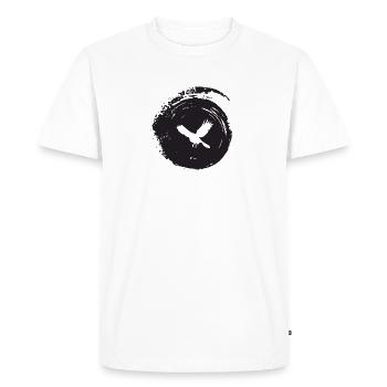 Wings Flying Birds - Men's Premium Organic T-Shirt - white - Front - Nico (187cm)