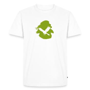 Flying Birds Flock of birds - Men's Premium Organic T-Shirt - white - Front - Nico (187cm)