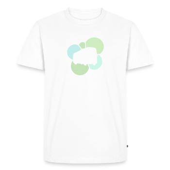 Conduite d'autobus scolaire - T-shirt Premium bio Homme - blanc - Devant - Nico (187cm)