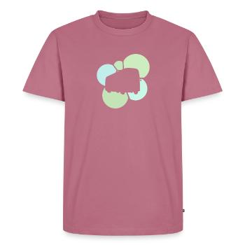 Bus school bus bus driving - Men's Premium Organic T-Shirt - mauve - Front - Nico (187cm)