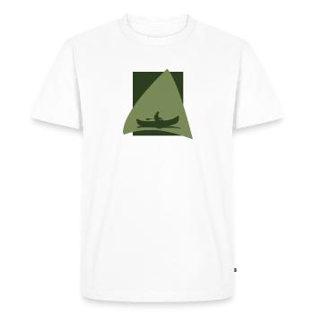 Kayak oar paddling - Men's Premium Organic T-Shirt - white - Front - Nico (187cm)