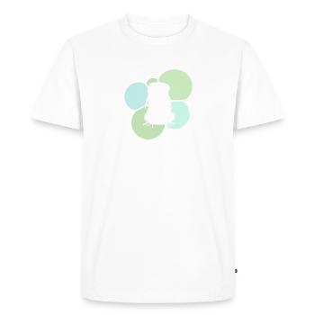 Backpacking hiking backpack - Men's Premium Organic T-Shirt - white - Front - Nico (187cm)